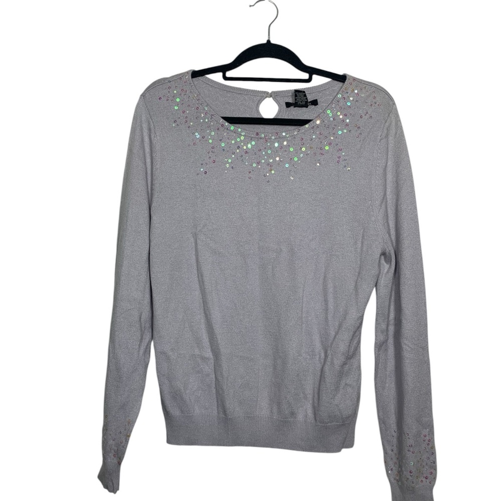 Field Manor Silk Angora Sweater sequins Balletcore New